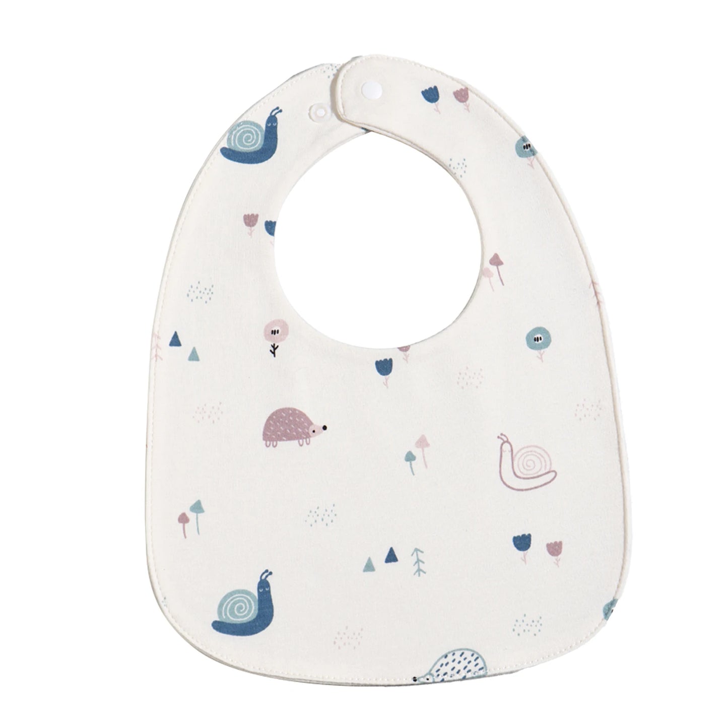 INSULAR 3-Layer Baby Bibs & Burp Cloth Set – Soft Cotton Adjustable U-Shape Feeding Bib for Newborns & Infants, Saliva Towel & Rice Bag - Kidzy Market