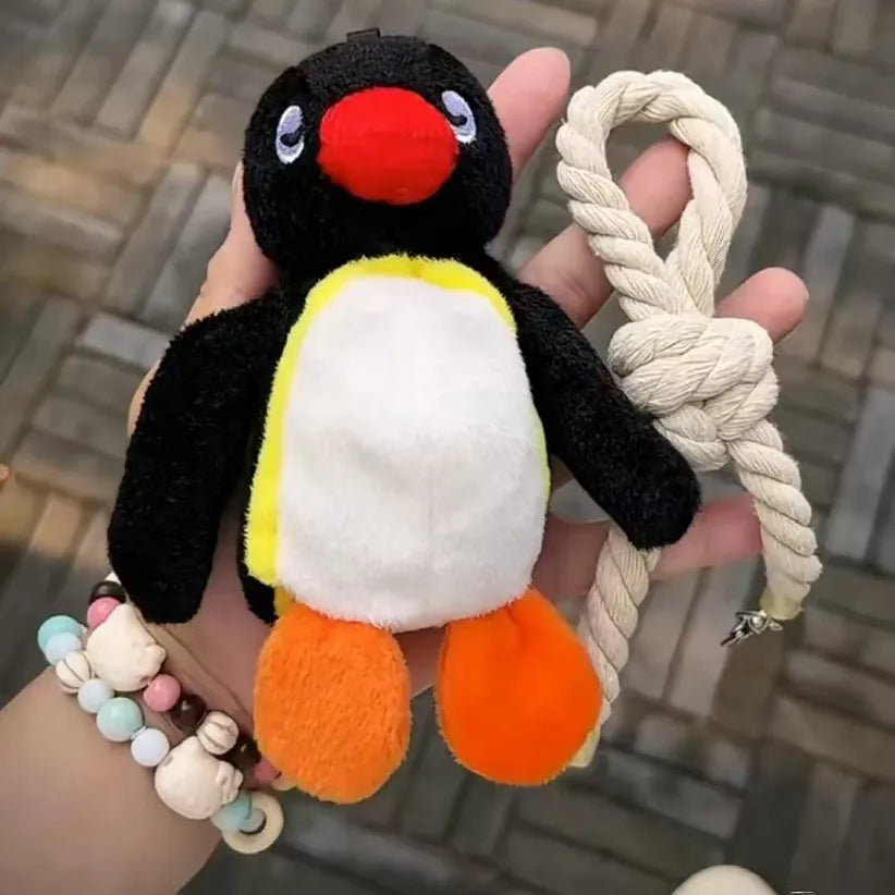 16cm Lovely Penguin Plush Keychain, Cute Doll Backpack Pendant for Girls and Women