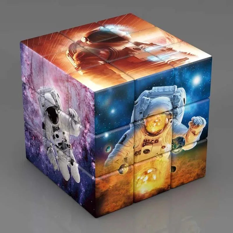 3x3x3 Magic Cube, Planets, Astronauts, Famous Paintings, Celebrity Art, Children's Puzzle Toy, Magic Cube Gift