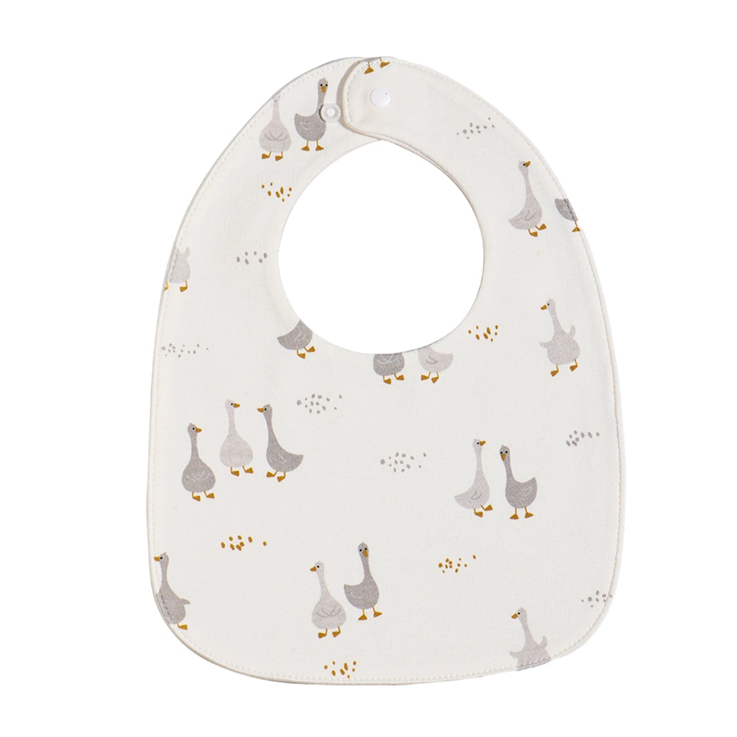 INSULAR 3-Layer Baby Bibs & Burp Cloth Set – Soft Cotton Adjustable U-Shape Feeding Bib for Newborns & Infants, Saliva Towel & Rice Bag - Kidzy Market