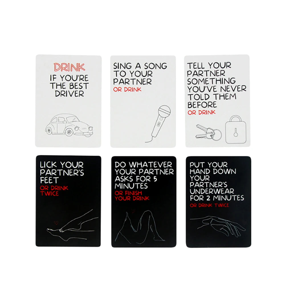 Valentine's Day Couples Party Card Game – Exciting Adult Sex Card Game for Bedroom Fun and Exploration