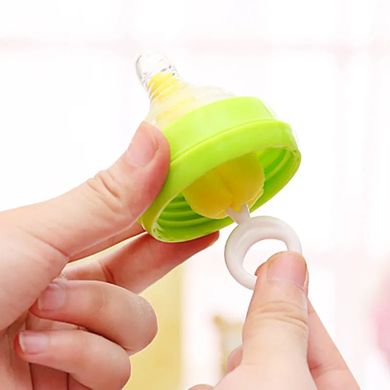 7-Piece Brush and Sponge Rotation Set for Cleaning Baby Pacifiers, Cups, and Nipples – Handheld Tools for Baby Feeding Bottle Cleaning