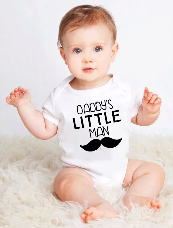Popular "Mom+Dad=Me" Baby Romper – 100% Cotton Summer Onesie, Newborn Baby Clothes, Unisex Crawling Clothes, Comfortable and Cute