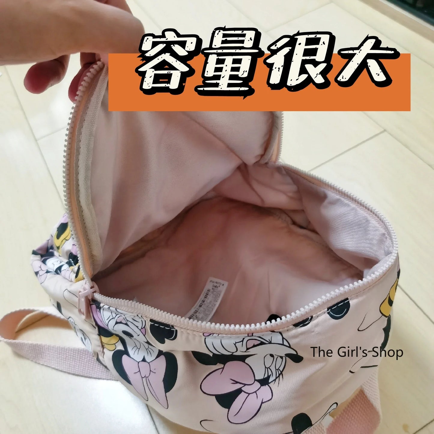 Disney Minnie New Original Fashion Girls Backpack – High Quality, Large Capacity Cute Children's School Bag, Luxury Brand Backpack - Kidzy Market