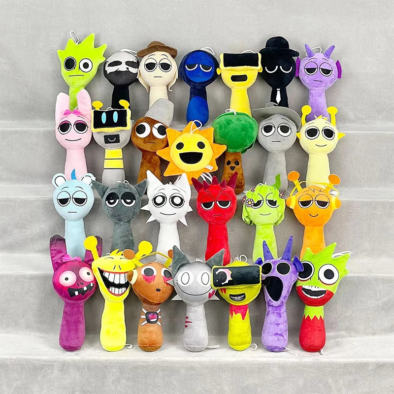 Sprunki Incredibox Plush Toy Cartoon Pillow