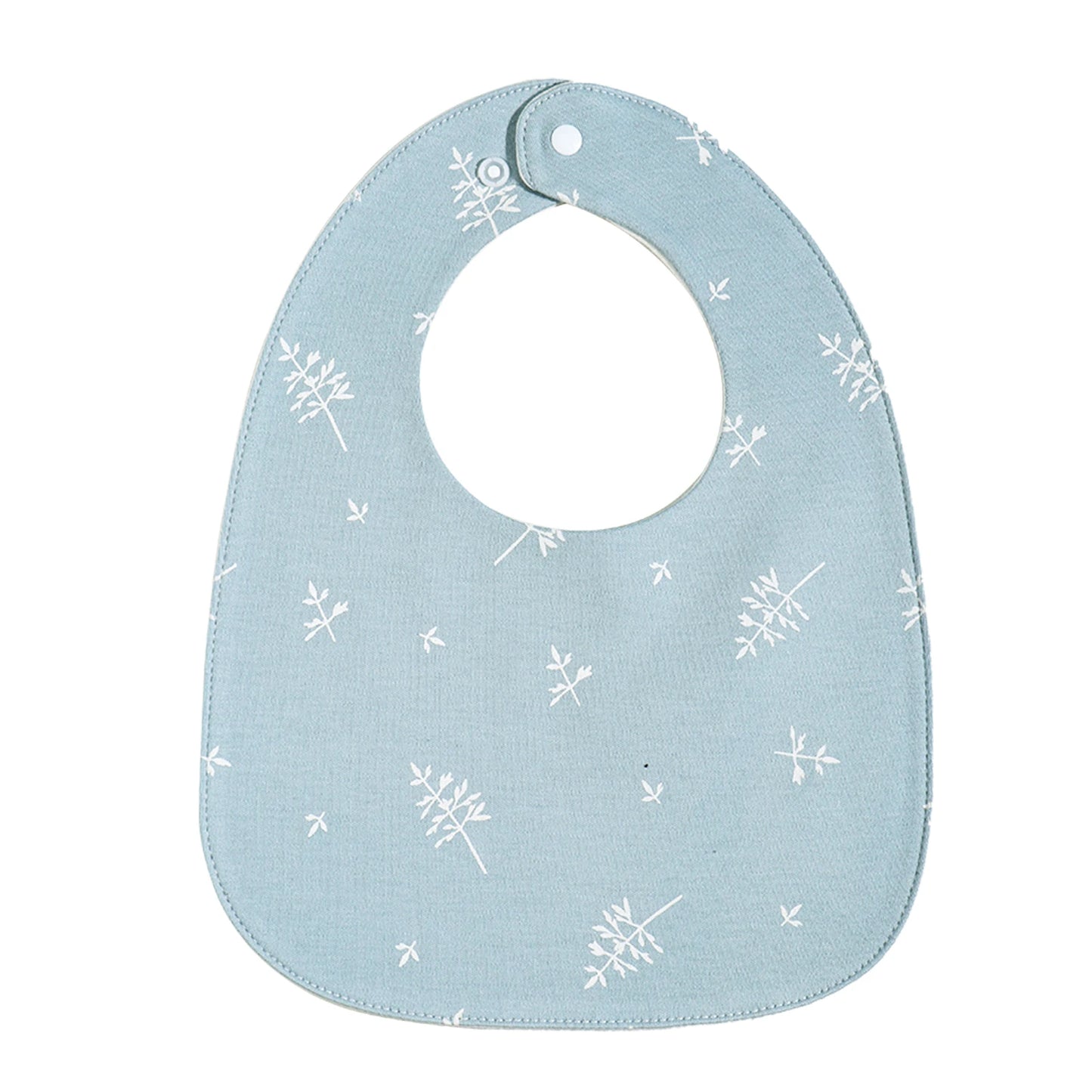 INSULAR 3-Layer Baby Bibs & Burp Cloth Set – Soft Cotton Adjustable U-Shape Feeding Bib for Newborns & Infants, Saliva Towel & Rice Bag - Kidzy Market