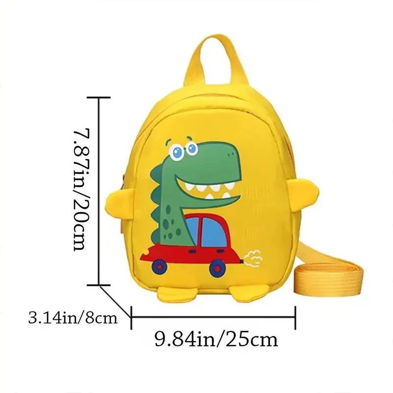 Children’s Cute Cartoon Dinosaur School Bag - Anti-Lost Toddler Backpack for Kindergarten - Kidzy Market