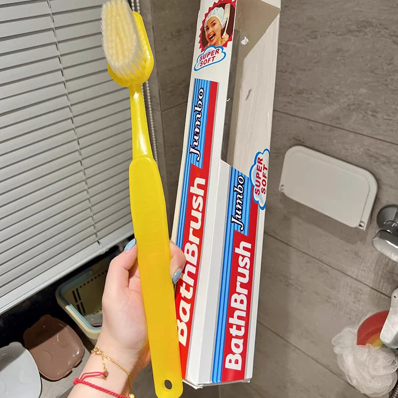 Colorful Super Long Toothbrush, Oversized Bath Brush, Oral Care Deep Cleaning Dentistry Brushing Teeth Teaching Tool