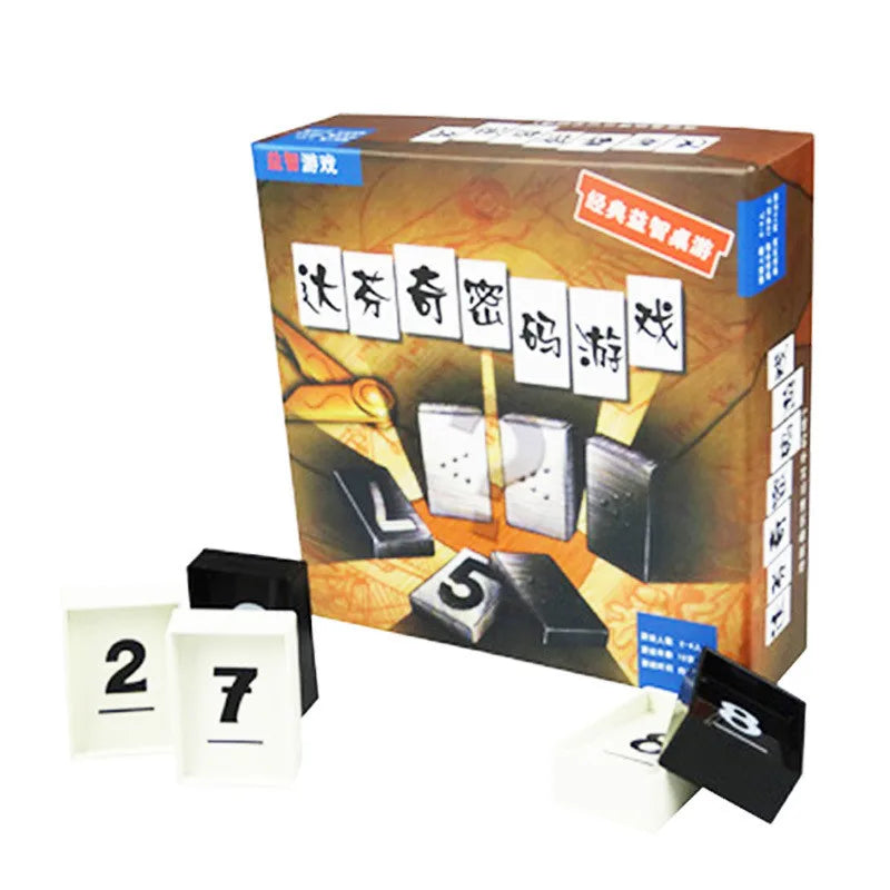 Da Vinci Code Puzzle Game - 2-4 Players, Party Board Game for Reasoning, Gift Toy for Kids, Adults, Family & Friends