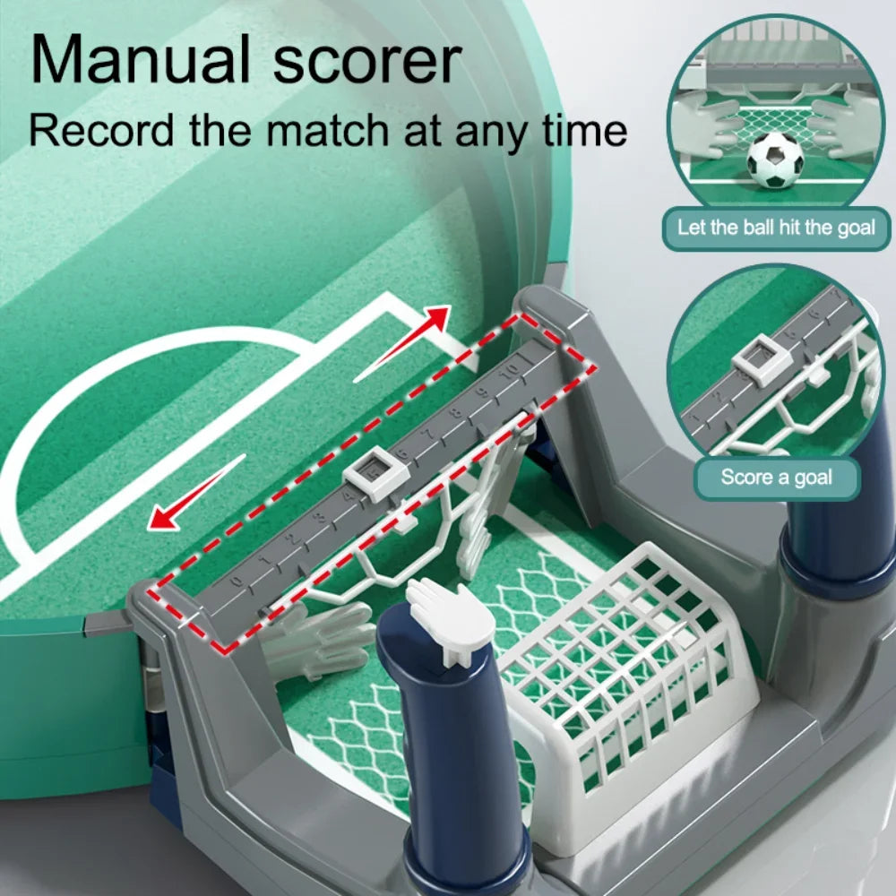 Soccer Table Football Board Game – Portable Outdoor Sport Toy, Family Party Tabletop Game for Kids