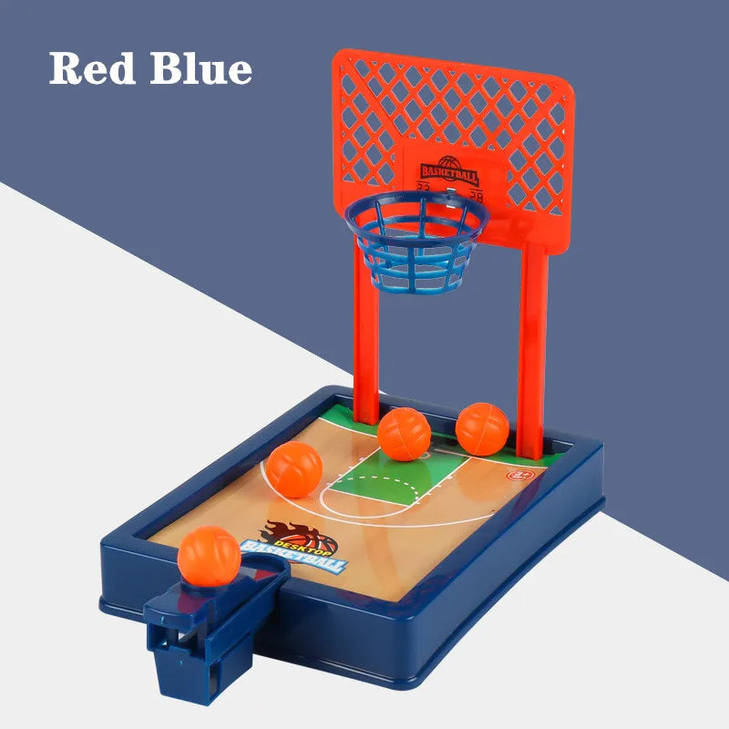 Mini Desktop Basketball Hoop – Finger Shooting Machine, Interactive 2-Player Party Game for Kids