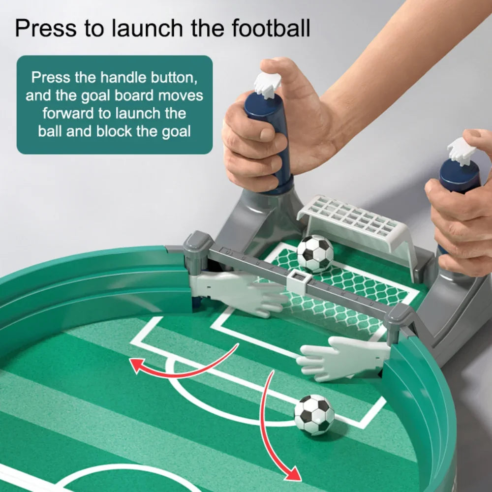 Soccer Table Football Board Game – Portable Outdoor Sport Toy, Family Party Tabletop Game for Kids