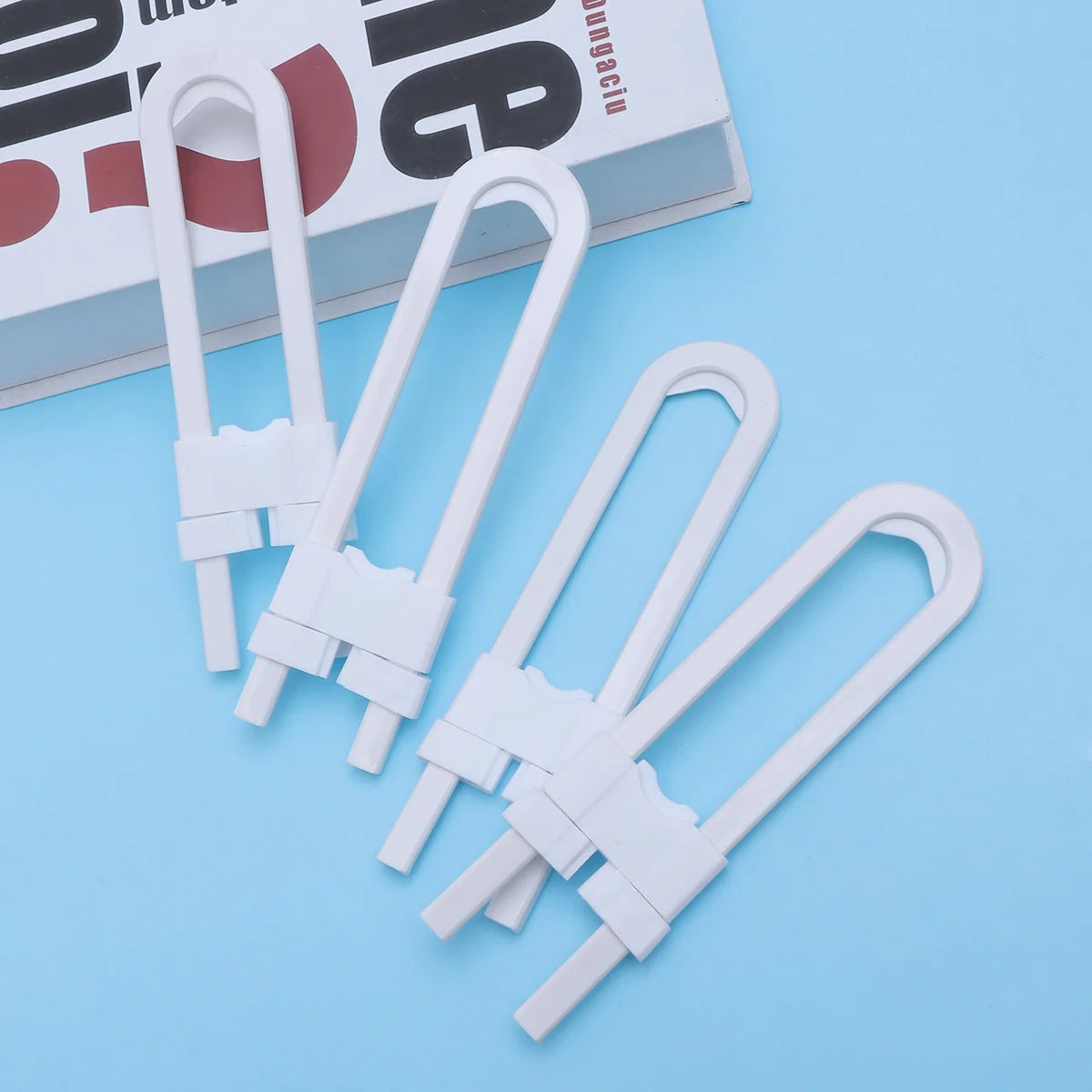 Pack of Child Safety Cabinet Latches for Baby Safe Cupboard Door U Shape Lock Guard Protector Lock
Pack of Child Safety Cabinet Latches for Baby Safe Cupboard Door U Shape Lock Guard Protector Lock