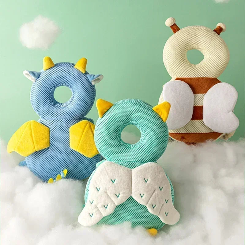 Toddler Baby Head Protector – 1-3T Angel Bee Soft Safety Cushion for Head and Back Safety