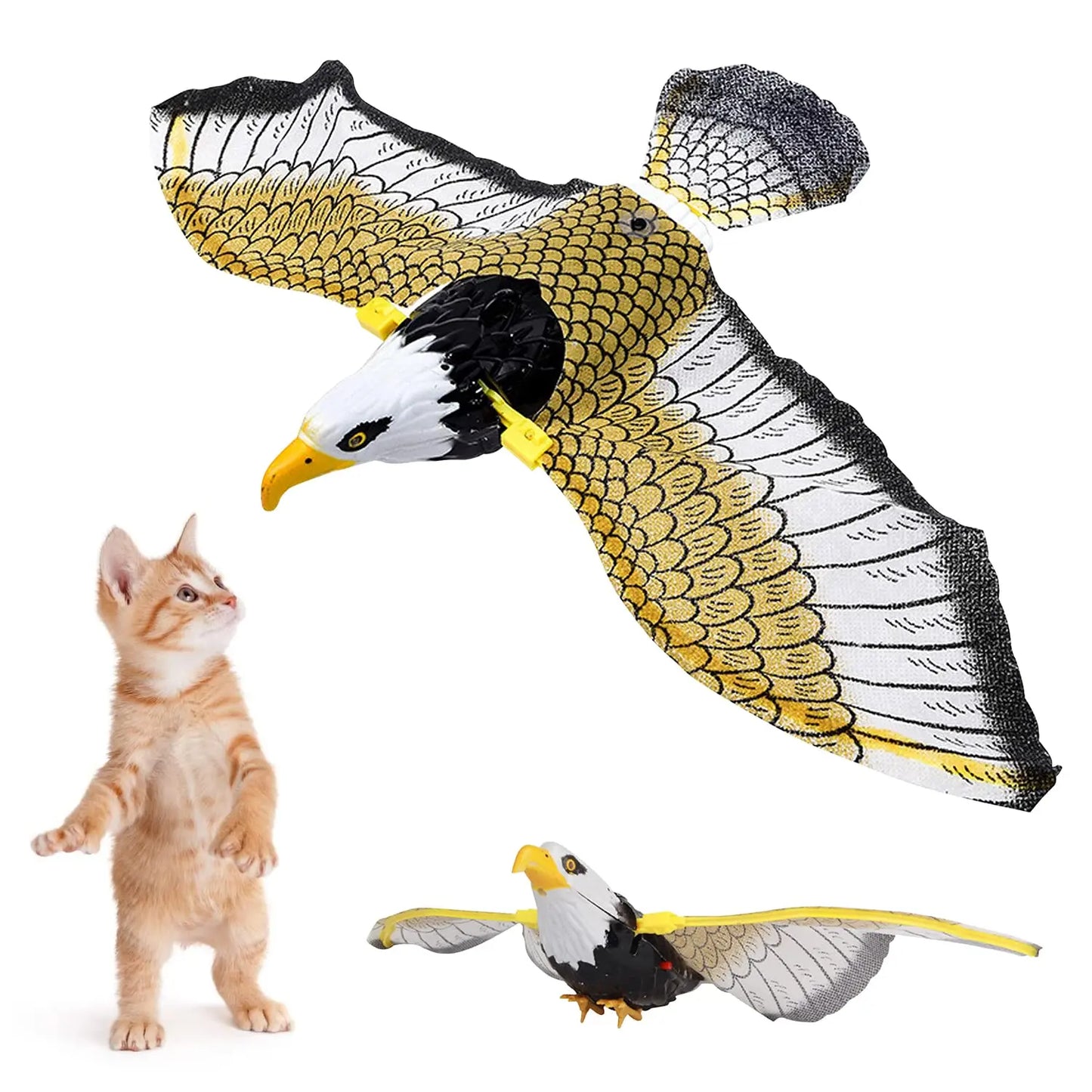 Bird Repellent Hanging Eagle Hawk Scarer – Garden Decoy for Pest Protection and Plant Decor