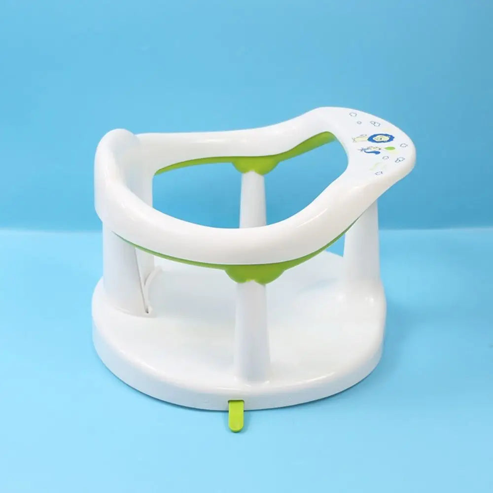 Baby Bath Seat Chair – High Temperature Resistant with Suction Cup Base, Roll-Over Prevention for Preschoolers, PP + PVC Material
