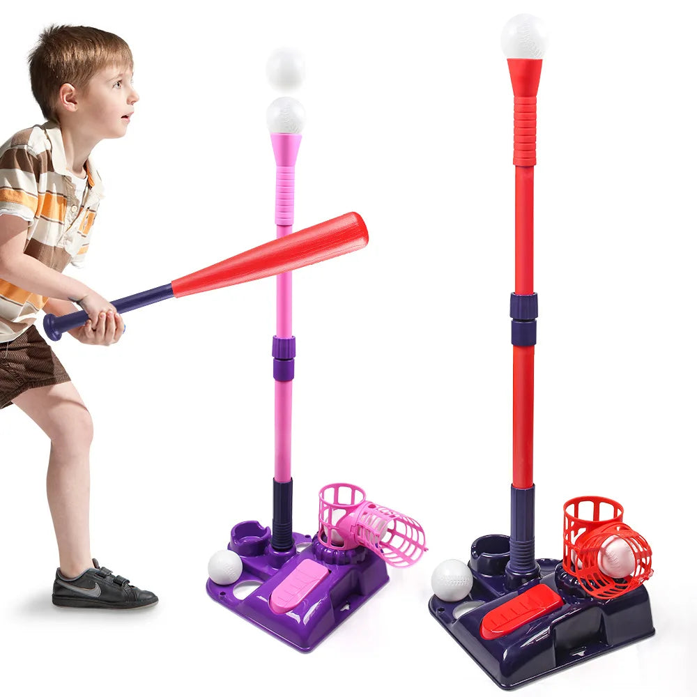 3-in-1 TEE Baseball Set – Outdoor Sports Training Machine, Parent-Child Interactive Toy for Kids