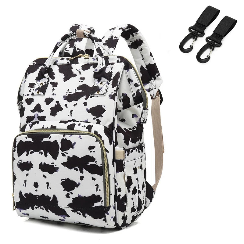 Large Capacity Waterproof Nappy Backpack – Multi-Function Travel Diaper Bag for Moms & Baby Care - Kidzy Market