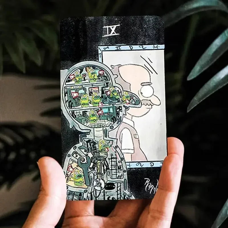 Mystery Tarot Cards Deck (78 Cards, Gravity Falls Inspired, English Version)