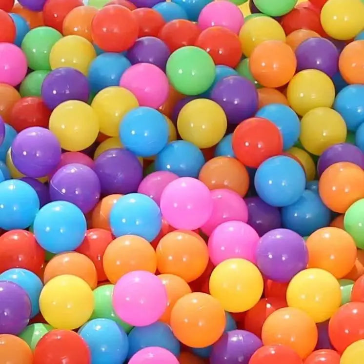 100 Pcs Colorful Soft Water Balls – Eco-Friendly Air-Filled Balls for Pool, Tent, or Ocean Wave Play, Baby & Kids Toy