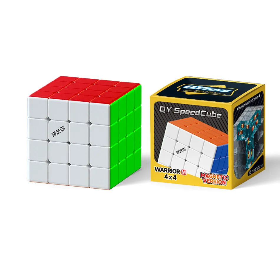 Qiyi Magic Cube 2x2, 3x3, 4x4, 5x5, 6x6, Black Stickers, Educational Puzzle Toy for Children & Kids, Cubo Magico Gift Toy