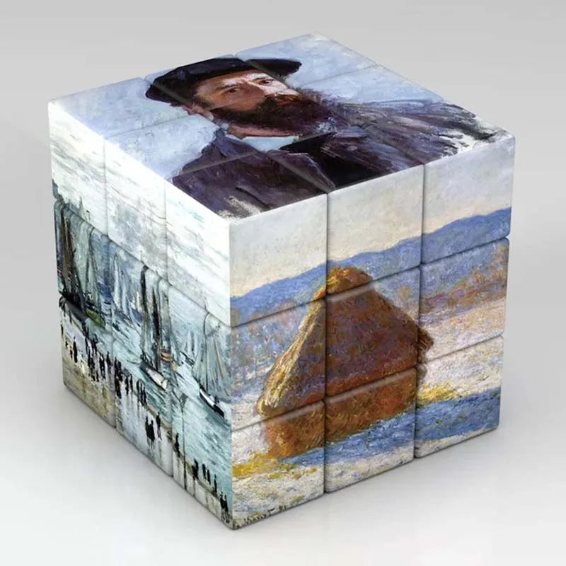 3x3x3 Magic Cube, Planets, Astronauts, Famous Paintings, Celebrity Art, Children's Puzzle Toy, Magic Cube Gift
