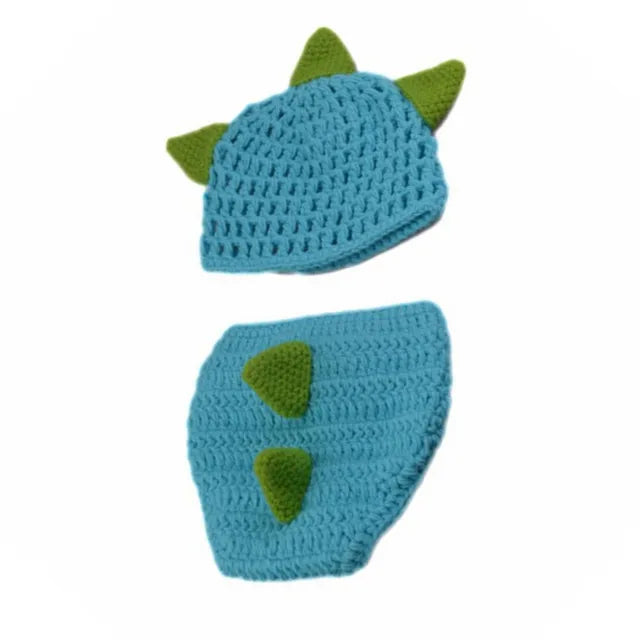 Animal Style Newborn Baby Crochet Halloween Costume - Handmade Mickey, Sleepy Owl & Frog Photography Props & Baby Gift