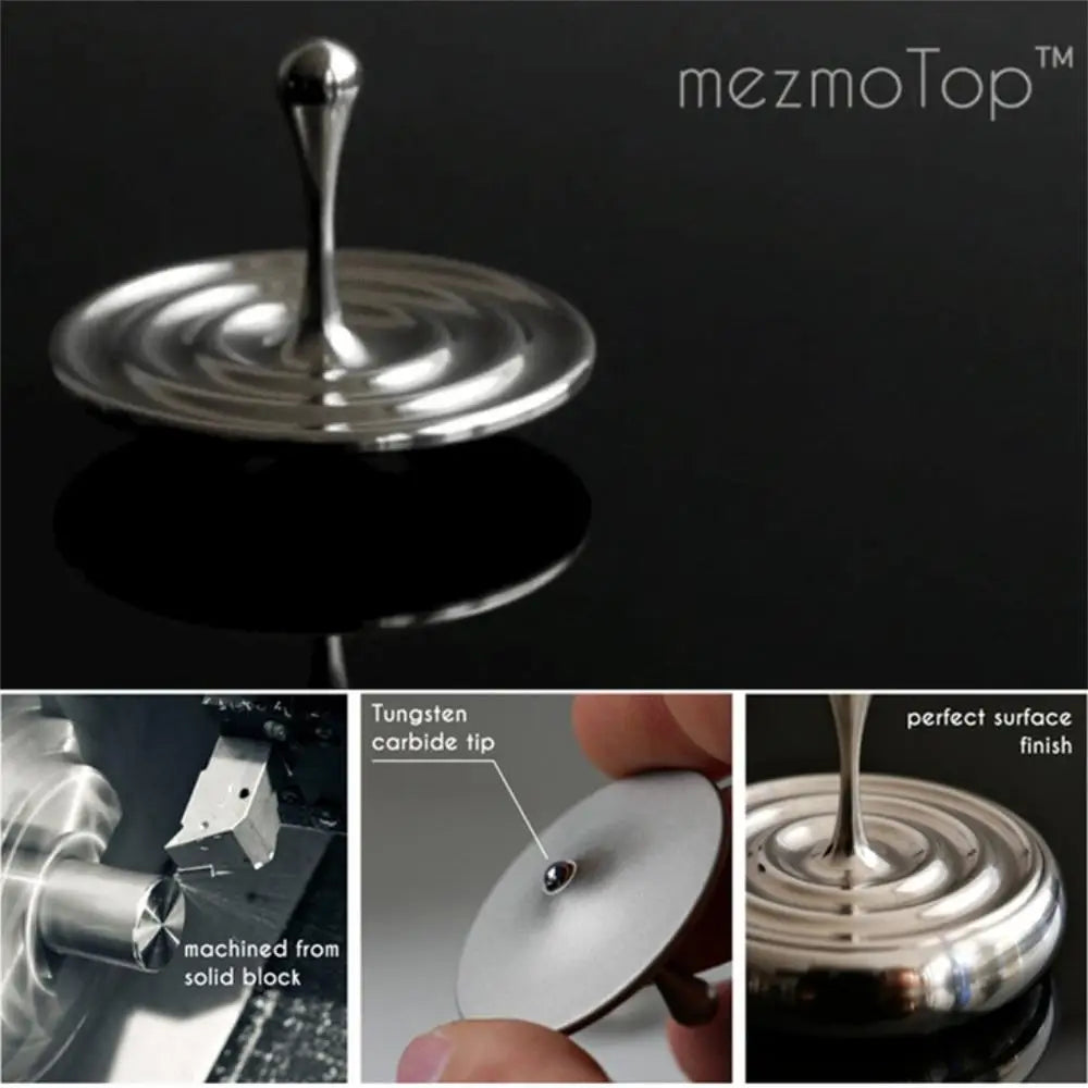 Spinning Top Rotating Magnetic Decoration – Desktop Droplets Spinner Toy, Movie Totem Print, Hot Sale Gift for Kids and Adults