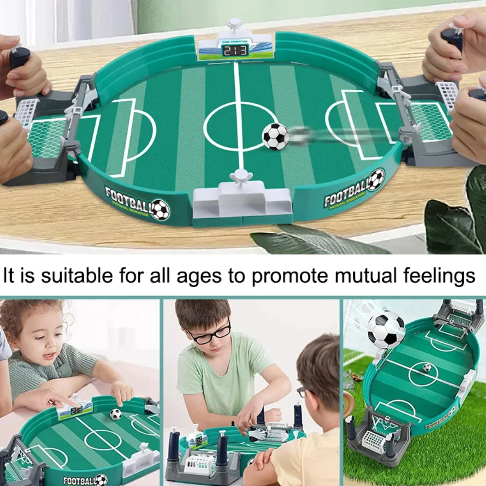 Soccer Table Football Board Game – Portable Outdoor Sport Toy, Family Party Tabletop Game for Kids
