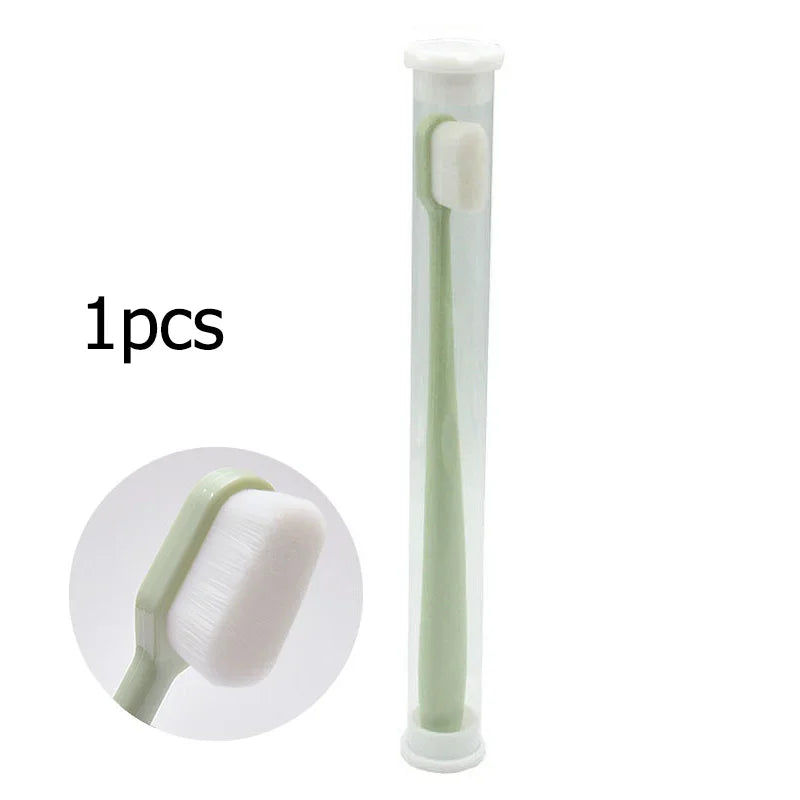 Ultra-fine Soft Toothbrush Million Nano Bristle Adult Teeth Deep Cleaning Portable Travel Dental Oral Care Brush