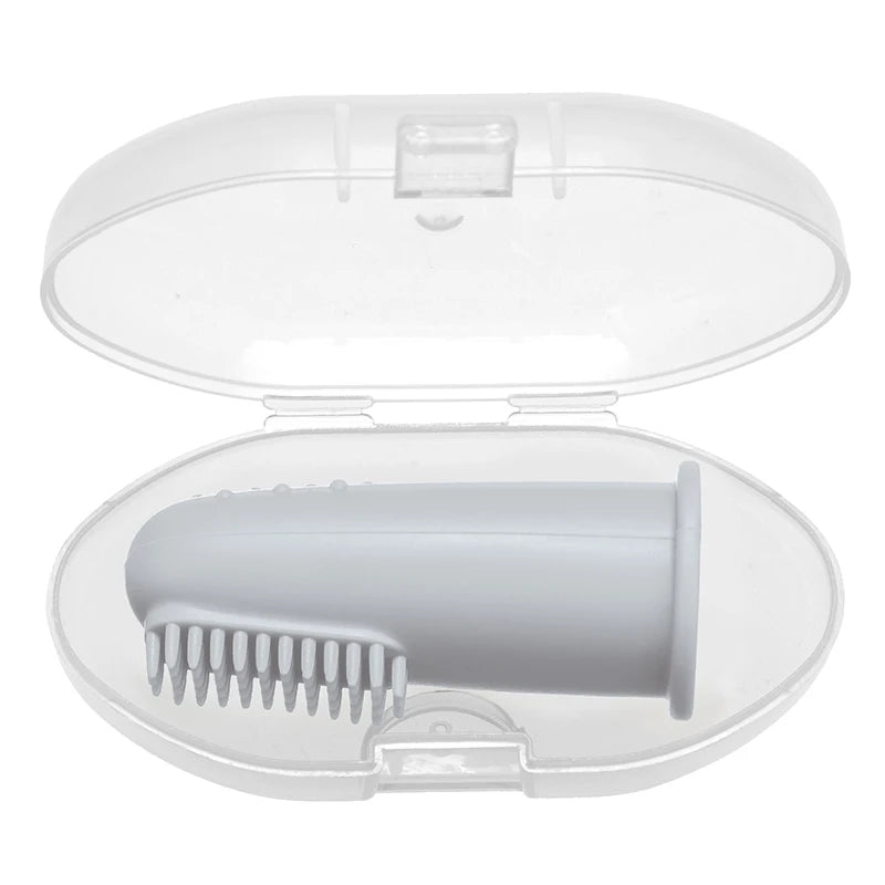 Baby Soft Finger Toothbrush - BPA-Free Food Grade Silicone Infant Oral Care Brush
