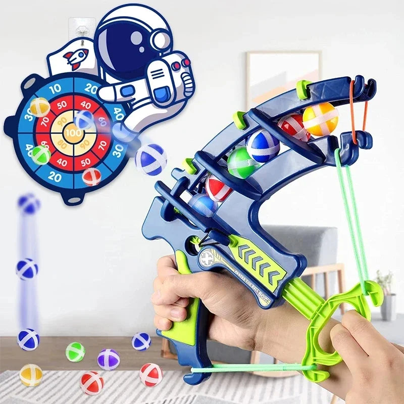 Educational Dart Board Toy – Sticky Ball Dart Game for Kids, Montessori Indoor Sports for Ages 3-7