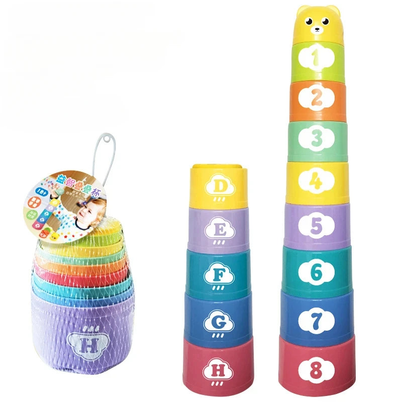 Kid Brain Response Battle Fold Cup – Hand Speed Competition and Early Education Stack Game