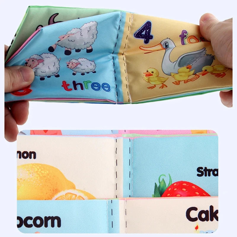 Baby Cloth Book for 0–12 Months – Soft Learning Toy for Early Cognitive Development