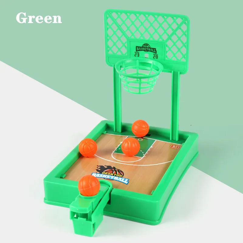 Mini Desktop Basketball Hoop – Finger Shooting Machine, Interactive 2-Player Party Game for Kids