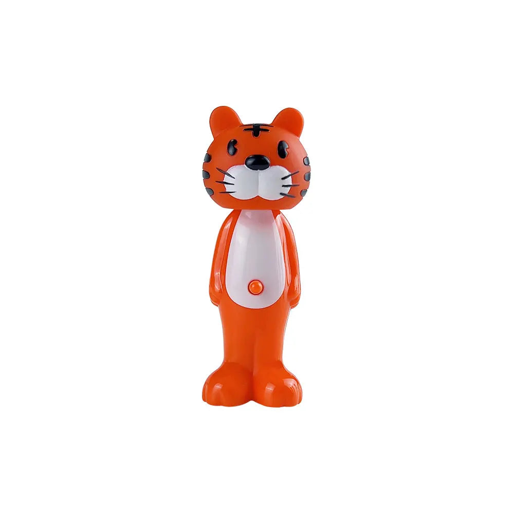 Baby Retractable Bounce Up Toothbrush, Cute Animal Shaped Teethers, Soft Bristle Oral Kids Teeth Care Cleaning