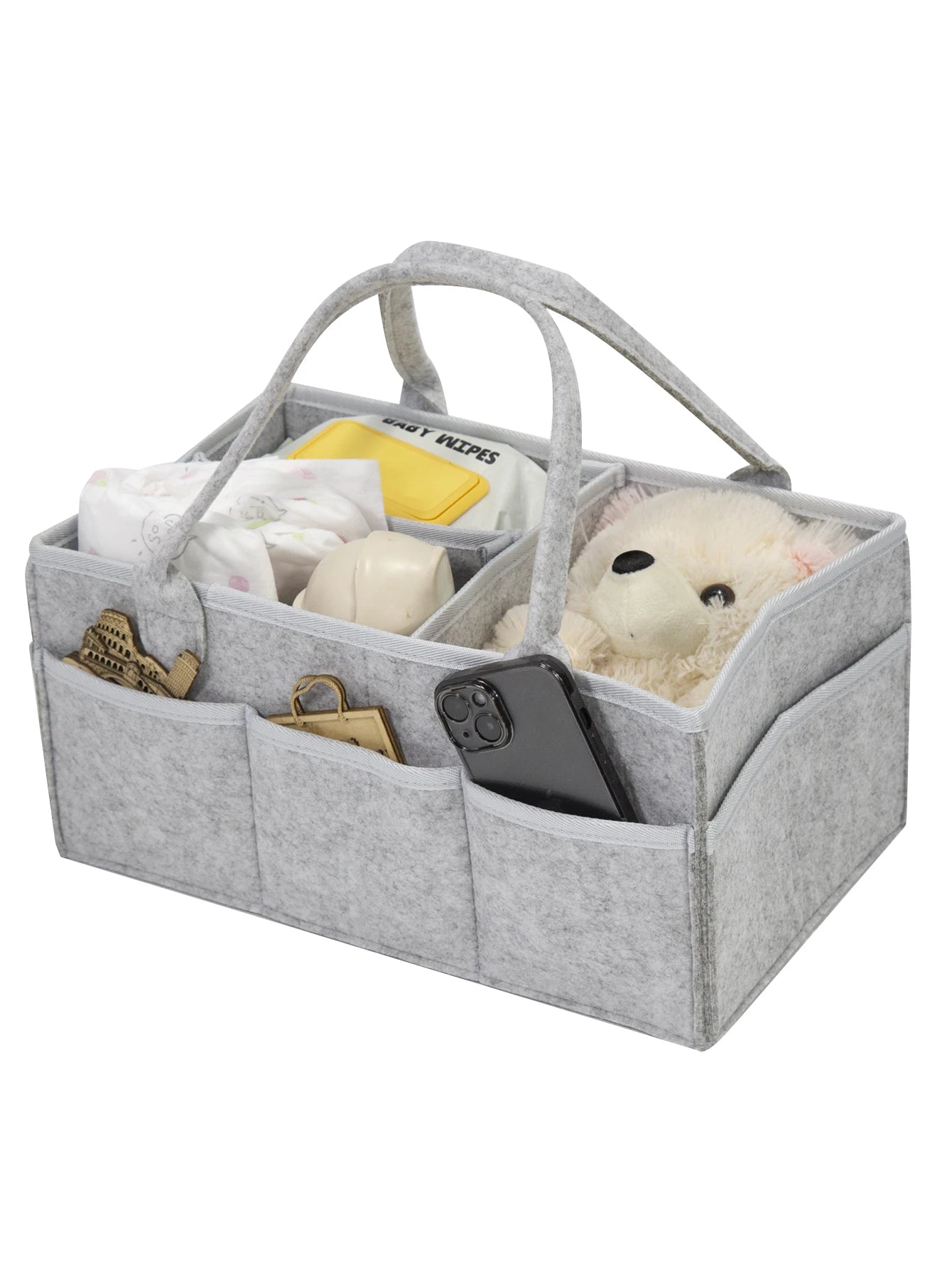 Baby Stroller Organizer – Foldable Diaper Storage Bag, Portable Mommy Tote for Stroller Accessories - Kidzy Market