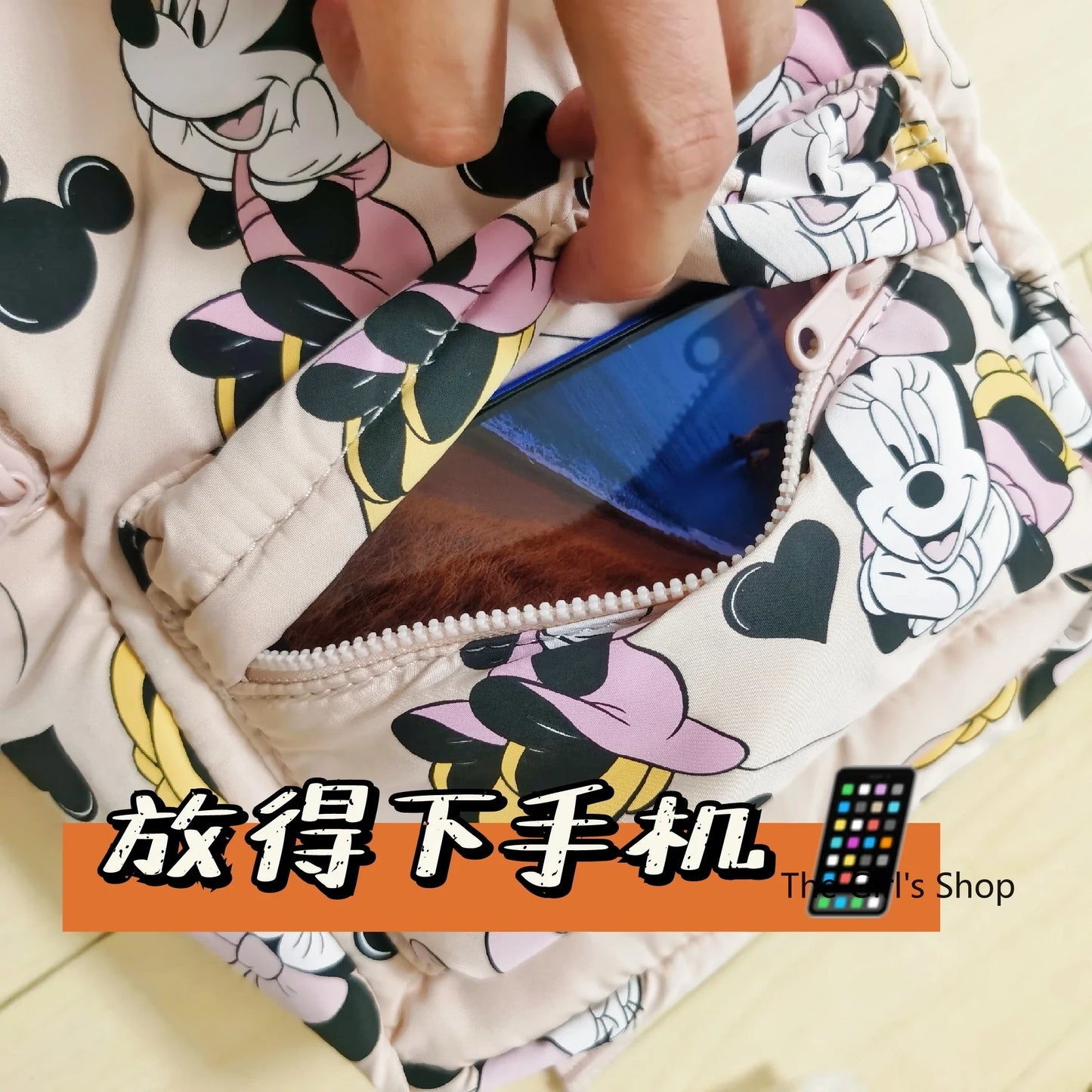 Disney Minnie New Original Fashion Girls Backpack – High Quality, Large Capacity Cute Children's School Bag, Luxury Brand Backpack - Kidzy Market