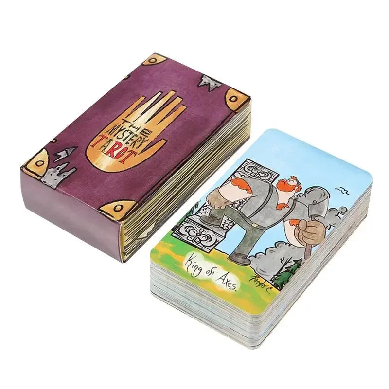 Mystery Tarot Cards Deck (78 Cards, Gravity Falls Inspired, English Version)