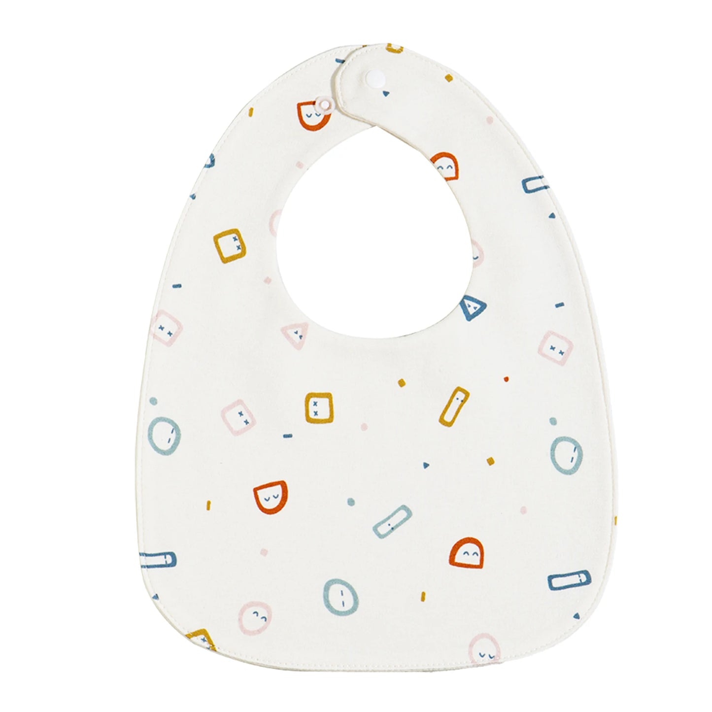 INSULAR 3-Layer Baby Bibs & Burp Cloth Set – Soft Cotton Adjustable U-Shape Feeding Bib for Newborns & Infants, Saliva Towel & Rice Bag - Kidzy Market
