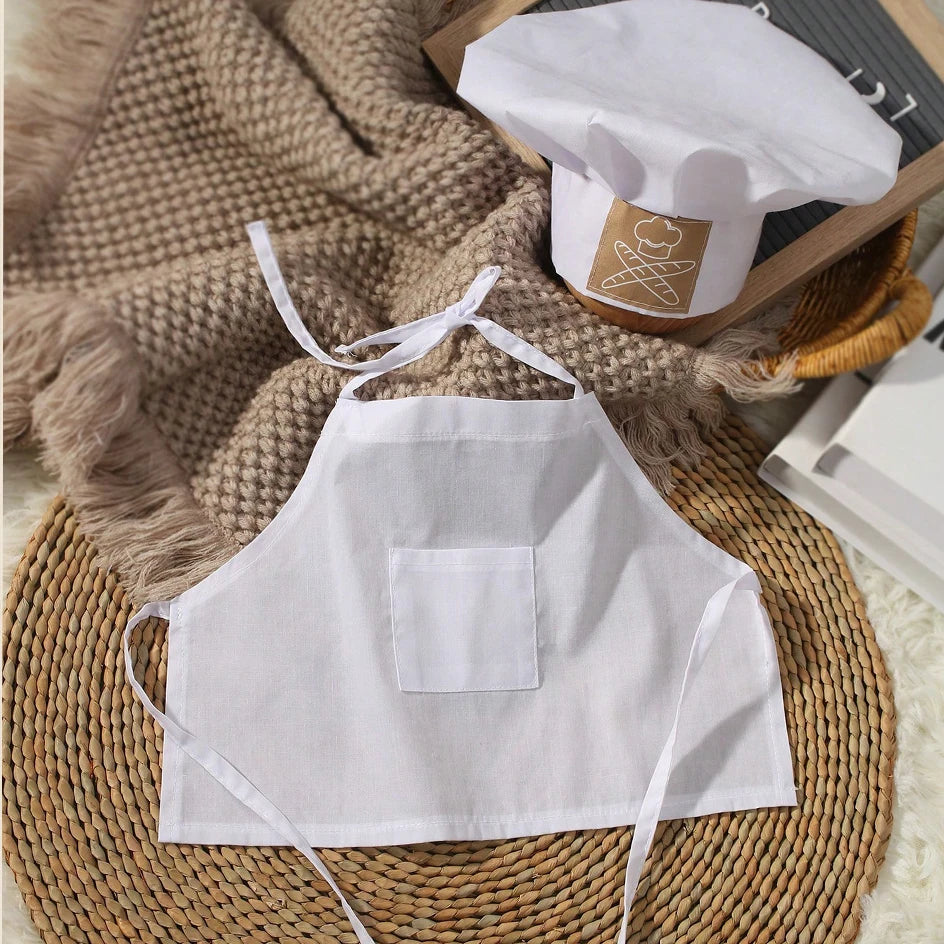 Ylsteed Newborn Chef Set – Baby Boy Photo Props with Bread Print, Newborn Photography Outfit for Picture Shoots