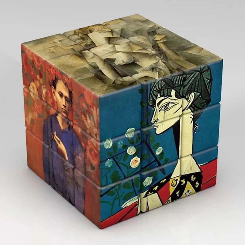 3x3x3 Magic Cube, Planets, Astronauts, Famous Paintings, Celebrity Art, Children's Puzzle Toy, Magic Cube Gift