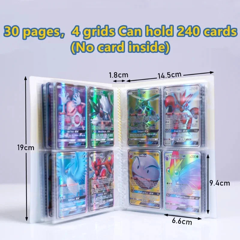 One Piece Card Album – 240pcs Monkey D. Luffy & Roronoa Zoro Game Card Holder Binder for Kids, VMAX Collection Gift