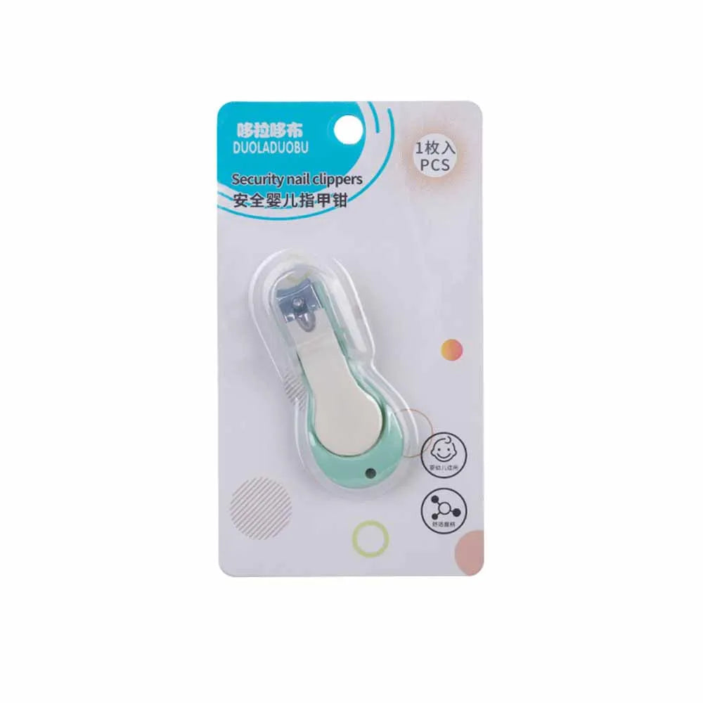 Clean Protective Cover Baby Nail Clippers, Stainless Steel Anti-Pinch Nail Clippers, Baby Nail Repair Safety