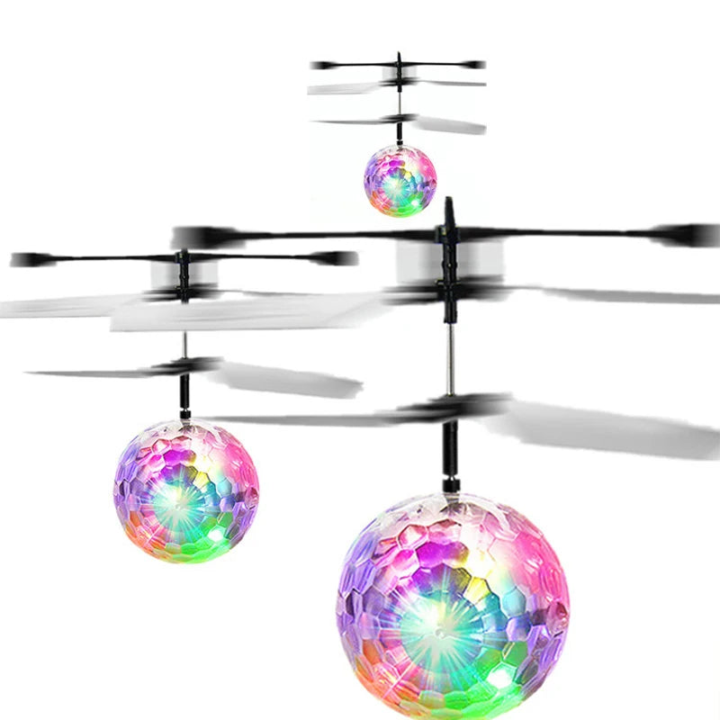 Mini RC Flying Ball Drone – Infrared Induction Helicopter Toy for Kids