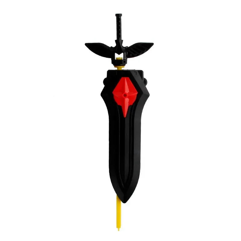 Two-way Spinning Top Burst Launcher Custom Right and Left Gyro Pull Rod Wire Spinning Top Accessories Toy Kids Toys for Children