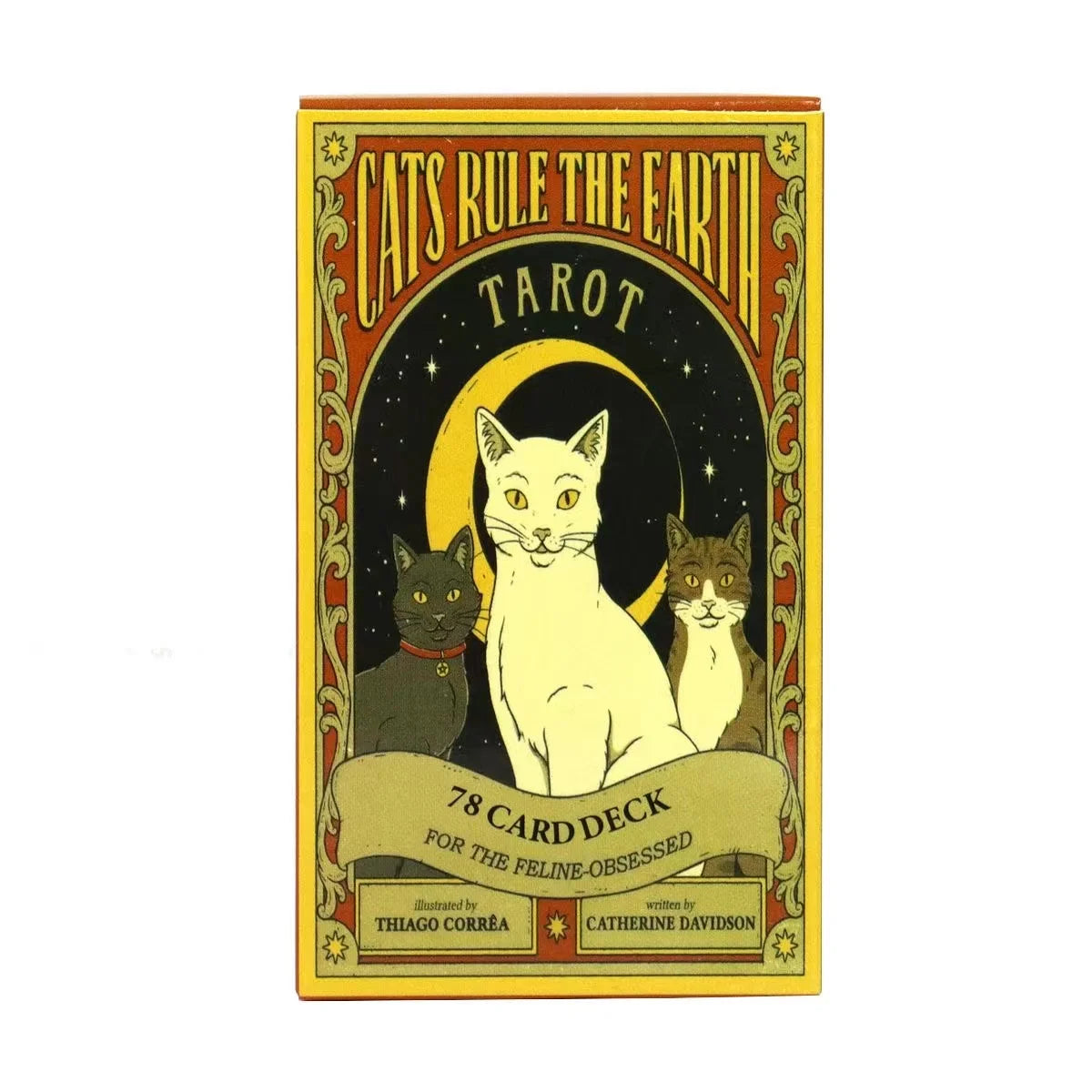 Cats Rule Earth Tarot Card Deck - 78 Oracle Cards, English Edition for Divination & Visionary Guidance