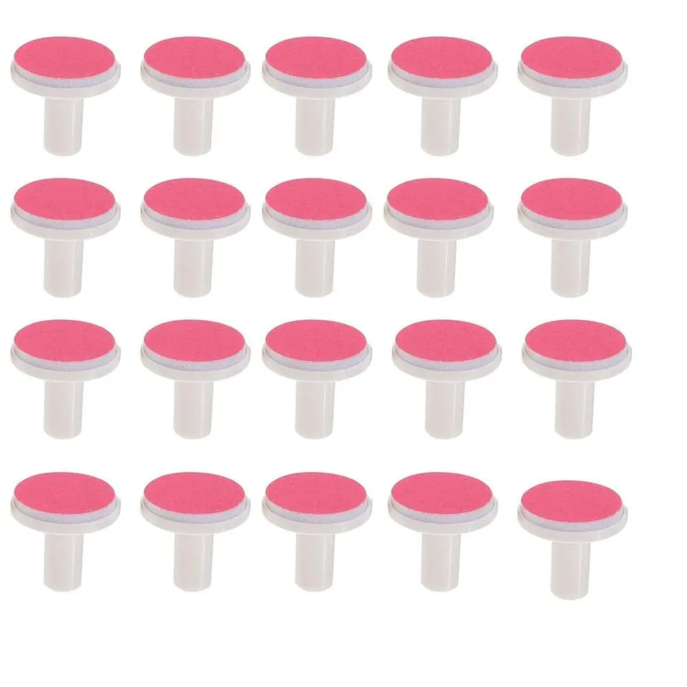 20Pcs Nail Baby File Pads Trimmer Replacement Grinding Head Pad Electric Clippers Heads Disc Sandpaper Infant Newborn Polish Toe