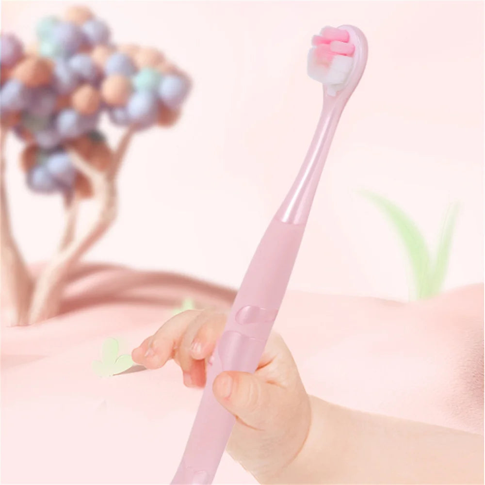 Children's Toothbrush, Fashion Cat Claw Handle, PRT Material, Oral Care Brush, 26.40g