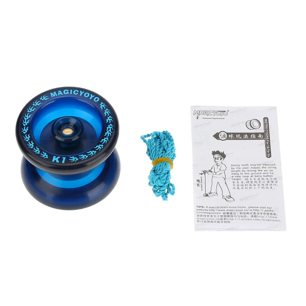 Professional Magic Yoyo K1 - ABS Yoyo with 8-Ball KK Bearing and Spinning String for Kids